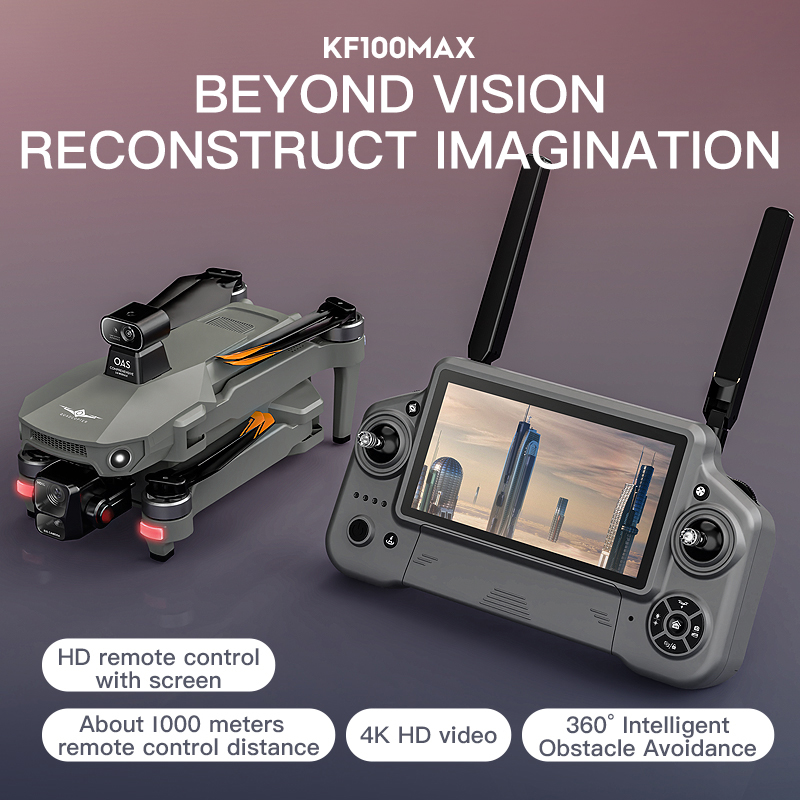 KF100 MAX GPS Drone 4K Camera  - Drone Gimbal Brushless 评论和价格